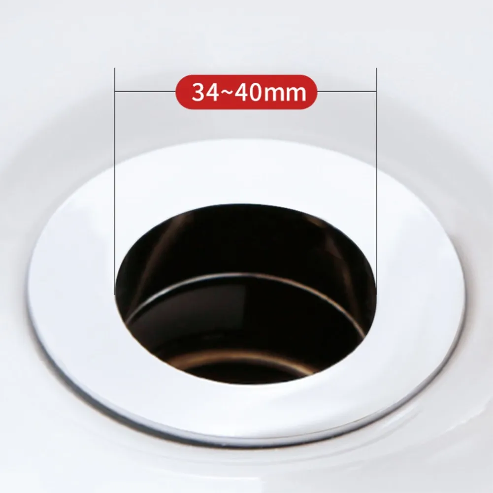 Universal Sink Drain Stopper Stainless Steel Pop-Up Bounce Core Basin Drain Filter Hair Catcher Strainer Stopper Bathroom Tool
Universal Sink Drain Stopper Stainless Steel Pop-Up Bounce Core Basin Drain Filter Hair Catcher Strainer Stopper Bathroom Tool