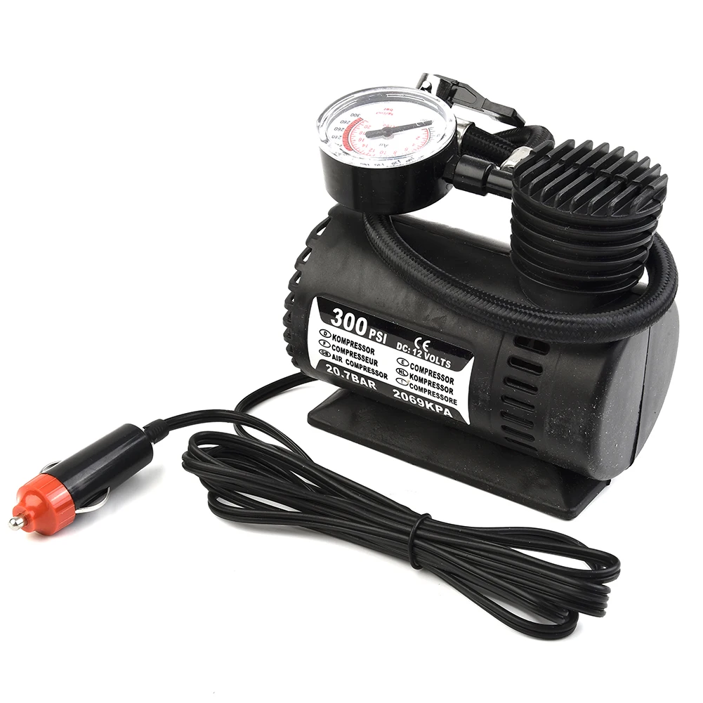 Portable Car Auto 300psi 12v Mini Air Compressor Inflator For Bicycle Tires Ball Suitable For Camping Trips And Road Emergencies
Portable Car Auto 300psi 12v Mini Air Compressor Inflator For Bicycle Tires Ball Suitable For Camping Trips And Road Emergencies