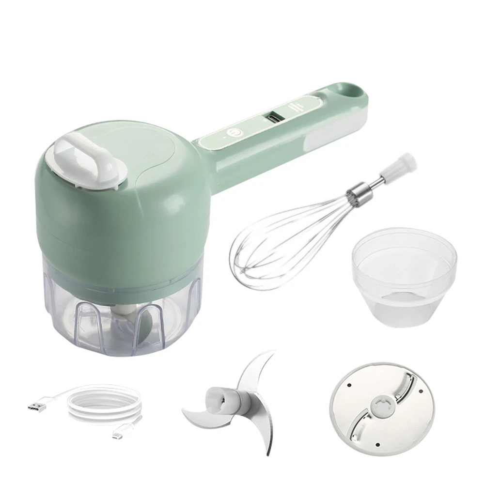 3In1 Multifunctional Electric Vegetable Cutter Slicer Egg Beater Food Processer Chopper Pressing Mixer Blender-Green
3In1 Multifunctional Electric Vegetable Cutter Slicer Egg Beater Food Processer Chopper Pressing Mixer Blender-Green