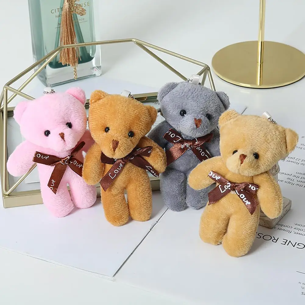 11cm Mini Plush Bear Pendant Siamese Bow Bear Pp Keychain Accessories Girls Kids Stuffed Toy Soft Cotton Bouquet X1k5
11cm Mini Plush Bear Pendant Siamese Bow Bear Pp Keychain Accessories Girls Kids Stuffed Toy Soft Cotton Bouquet X1k5