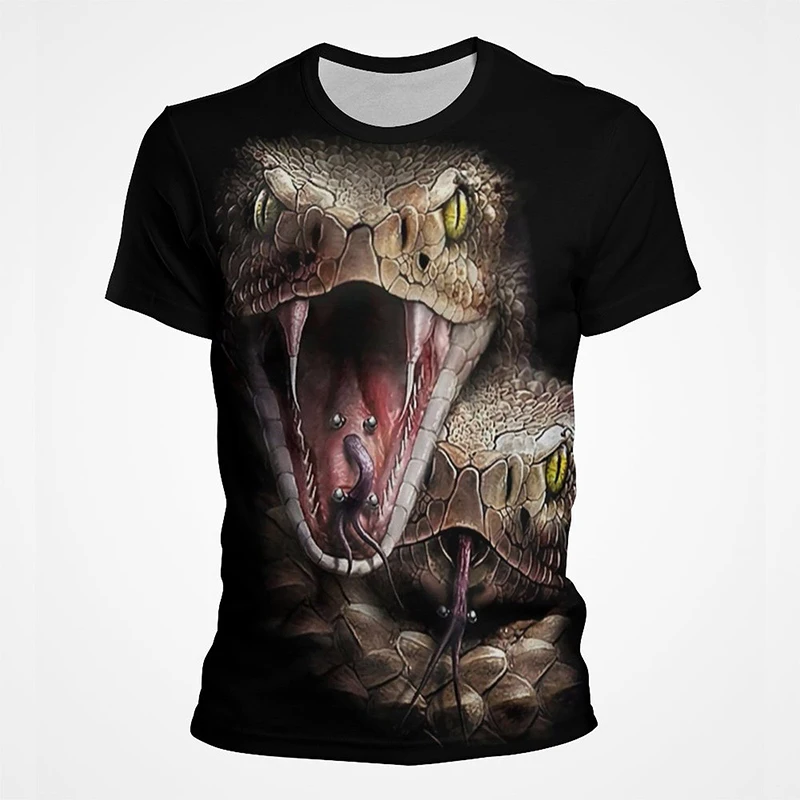 3D Animal Cool Snake Pattern Men Women T-shirt Ferocious Short Sleeve T Shirt Harajuku Summer Crew Neck Breathable Tee Tops
3D Animal Cool Snake Pattern Men Women T-shirt Ferocious Short Sleeve T Shirt Harajuku Summer Crew Neck Breathable Tee Tops