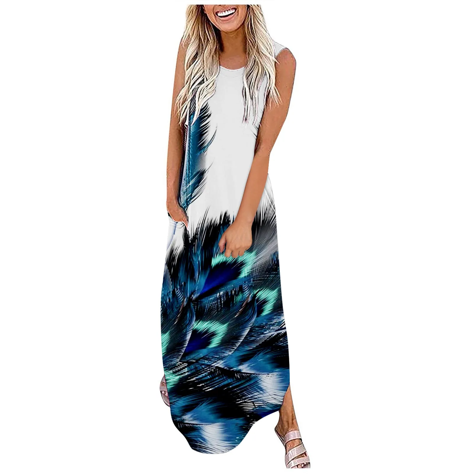 Womens Boho Retro Dress High Waisted Retro Sundress O Neck Sleeveless Beach Dress Soild Color Plus Size Beach Wear Mini Skirt
Womens Boho Retro Dress High Waisted Retro Sundress O Neck Sleeveless Beach Dress Soild Color Plus Size Beach Wear Mini Skirt