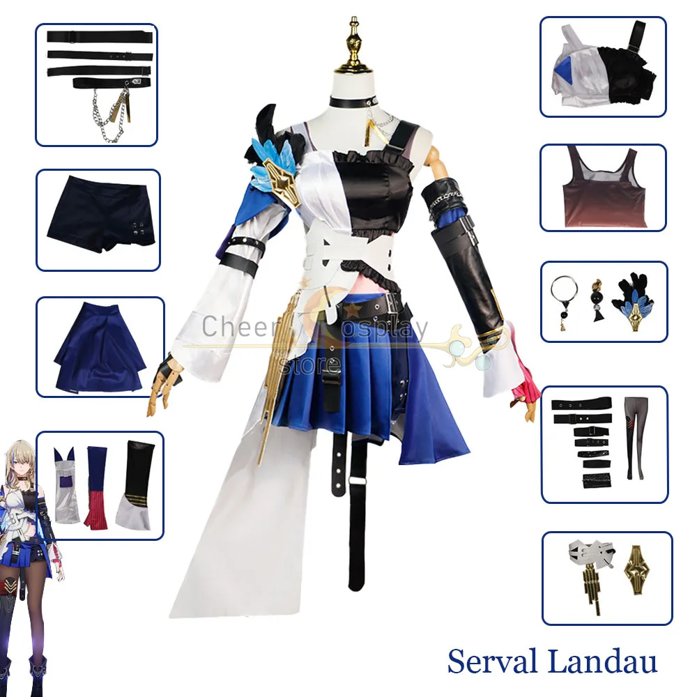 Honkai Star Rail Serval Cosplay Costume Anime Serval Honkai Wig Halloween Party Skirt Outfits Star Rail cosplay Landau Costume
Honkai Star Rail Serval Cosplay Costume Anime Serval Honkai Wig Halloween Party Skirt Outfits Star Rail cosplay Landau Costume