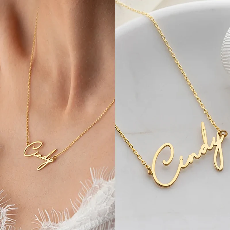 Custom Name Necklace Personalized Gold Color Choker Stainless Steel Necklaces for Women Man Customized Jewelry Couple Gift
Custom Name Necklace Personalized Gold Color Choker Stainless Steel Necklaces for Women Man Customized Jewelry Couple Gift
