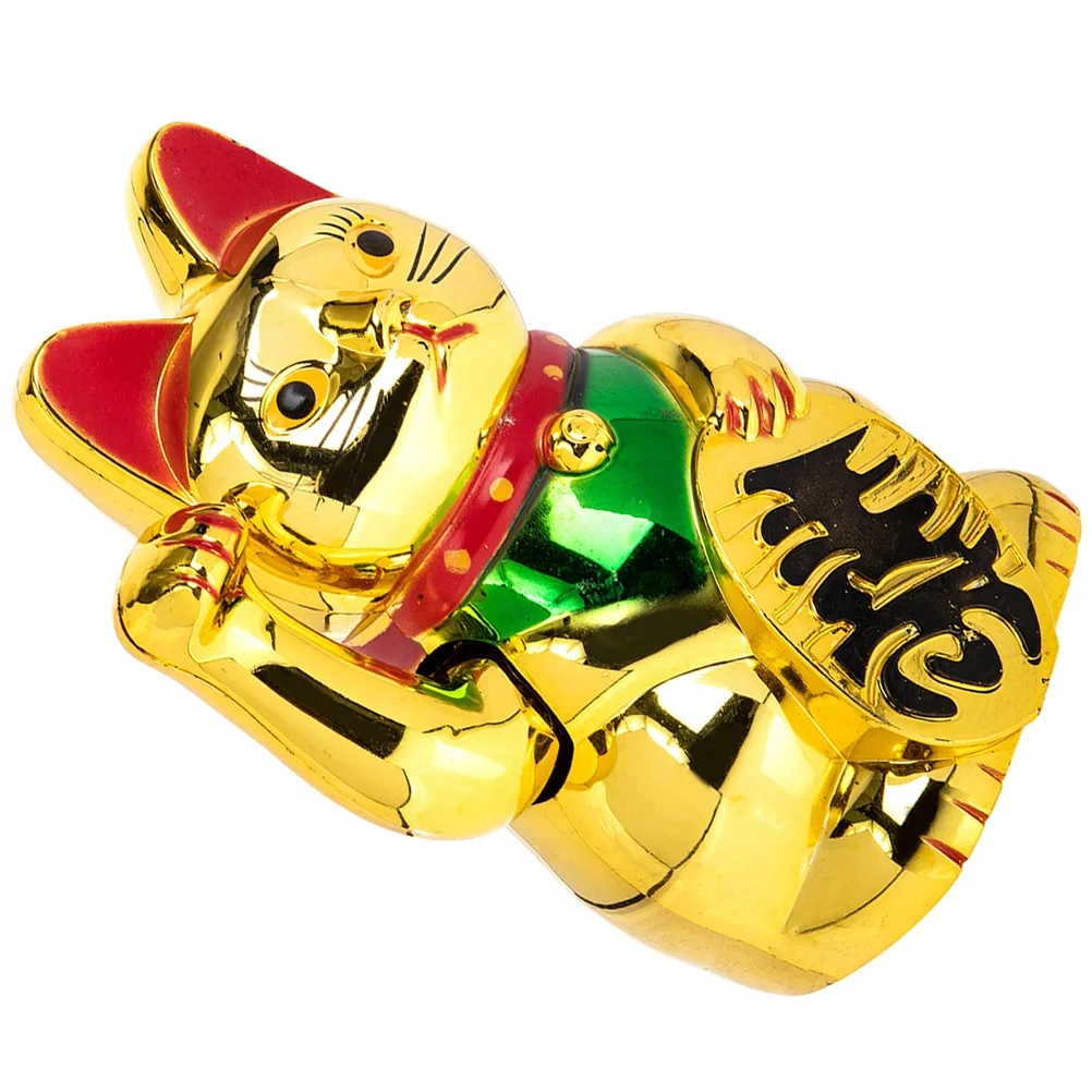 Lucky Cat Waving Arm Gold Maneki Neko Fortune Cat Chinese Ornaments Wealth Money Good Luck Cat Figurine Feng Shui Welcoming
Lucky Cat Waving Arm Gold Maneki Neko Fortune Cat Chinese Ornaments Wealth Money Good Luck Cat Figurine Feng Shui Welcoming