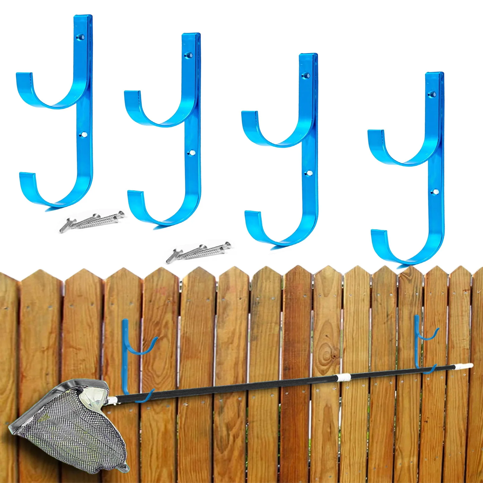 Swimming Pool Pole Hanger Aluminum Alloy Telescopic Pole Fixing Hook Net Brush Pool Hooks Garden Tools & Swimming Pool
Swimming Pool Pole Hanger Aluminum Alloy Telescopic Pole Fixing Hook Net Brush Pool Hooks Garden Tools & Swimming Pool