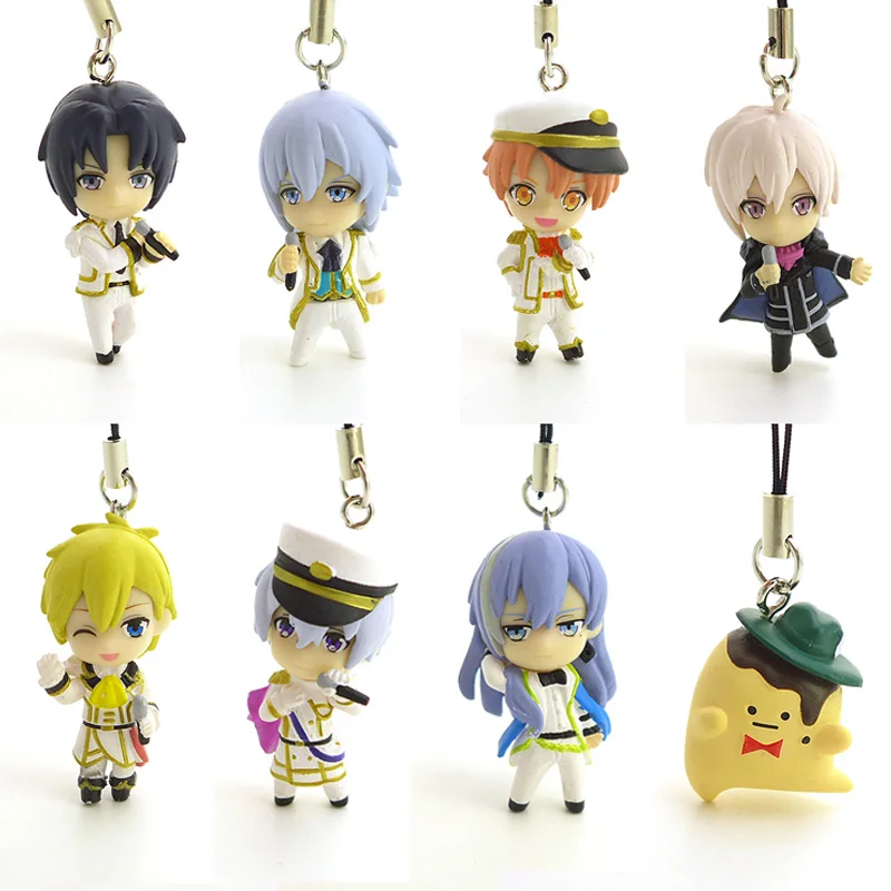 BANDAI Japan Anime Idolish7 King Pudding Cure Idol Series PVC Pendant Keychain Mini Figure Toys Dolls 4-5cm
BANDAI Japan Anime Idolish7 King Pudding Cure Idol Series PVC Pendant Keychain Mini Figure Toys Dolls 4-5cm