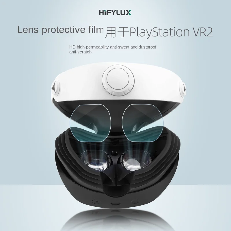 

Комплект защитной пленки для HD-объектива для очков PSVR2 VR, защита объектива от царапин VR, защитная пленка из ТПУ для аксессуаров PlayStation VR2