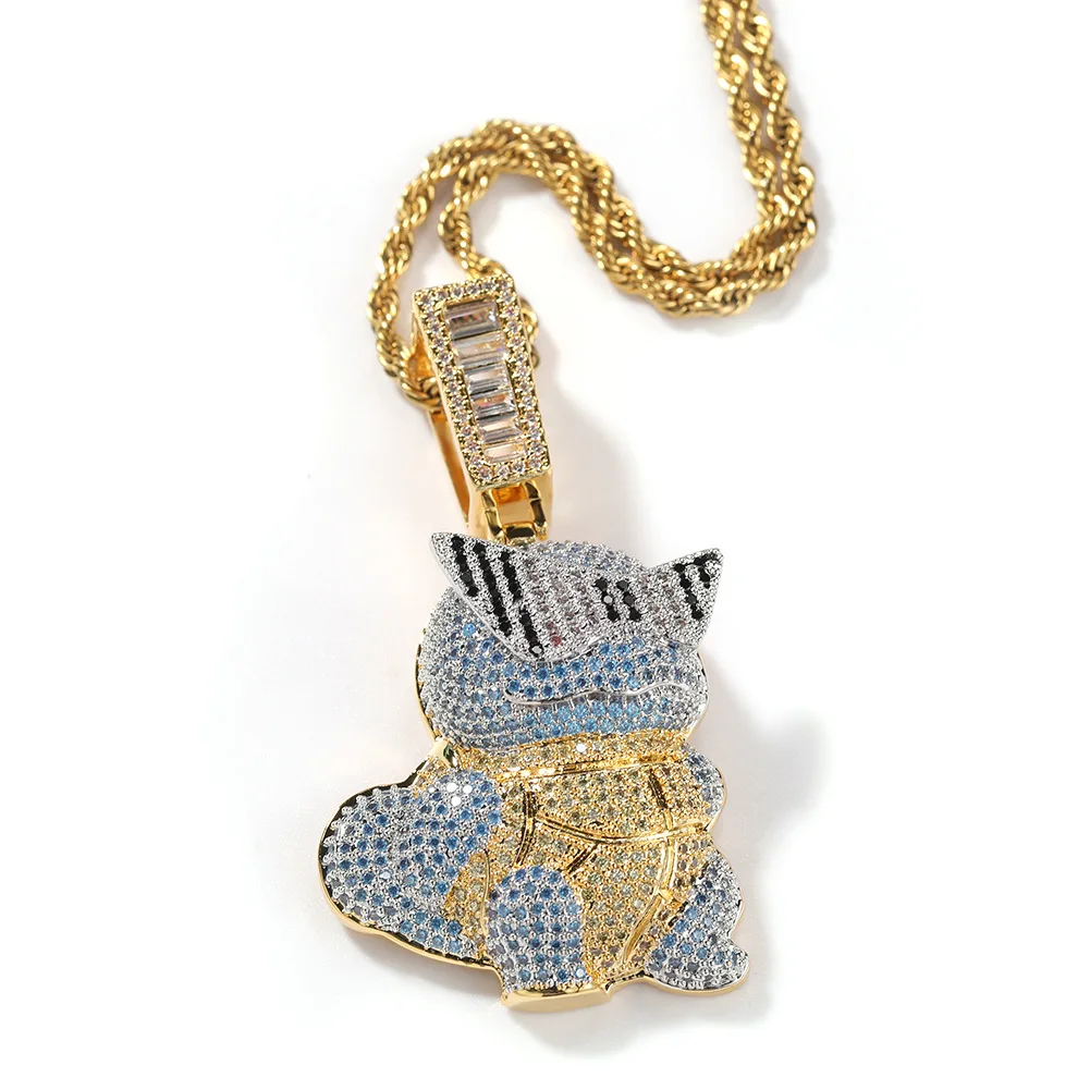 2022 New Fashion AAA CZ High Quality Cute Cartoon Jenny Turtle Pendant Men And Women' Jewelry For Gift
2022 New Fashion AAA CZ High Quality Cute Cartoon Jenny Turtle Pendant Men And Women' Jewelry For Gift