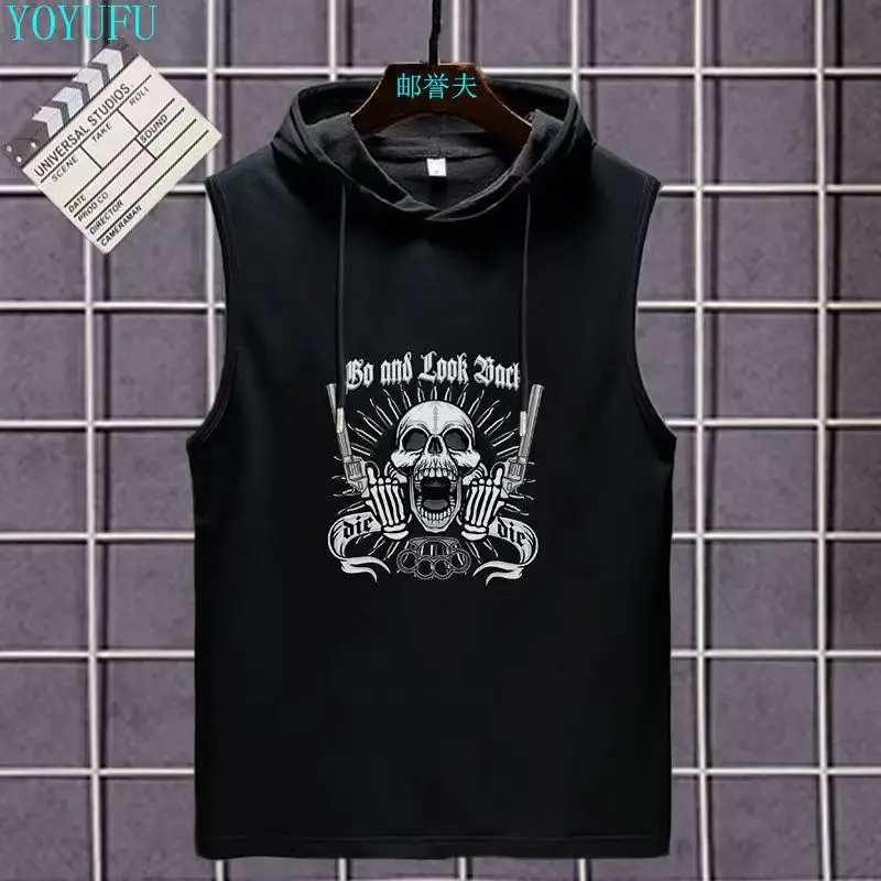 Summer Mens Muscle Hoodie Vest Sleeveless Bodybuilding Gym Workout Fitness Shirt High Quality Vest Hip Hop Sweatshirt Men's Tops
Summer Mens Muscle Hoodie Vest Sleeveless Bodybuilding Gym Workout Fitness Shirt High Quality Vest Hip Hop Sweatshirt Men's Tops
