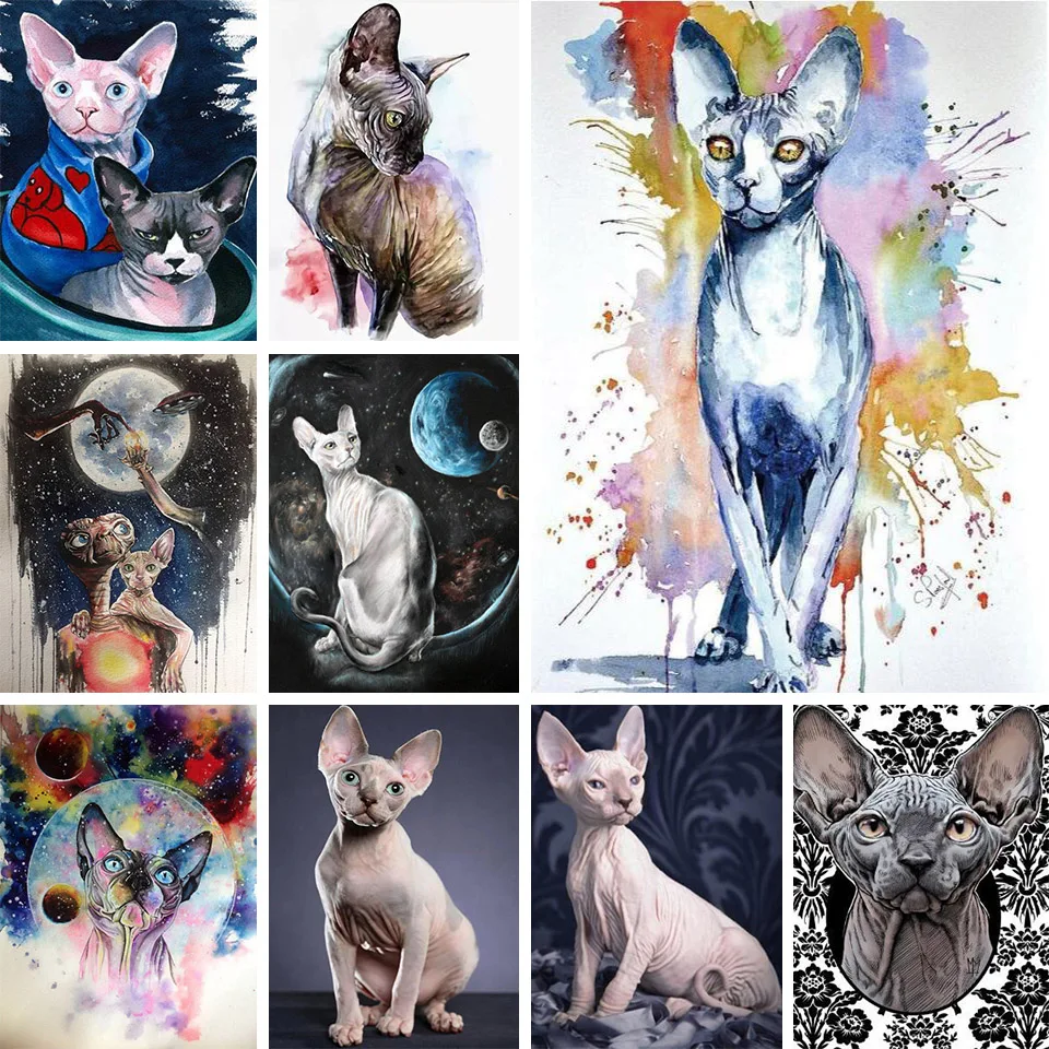 DIY Diamond Painting Sphynx Cat 5D Full Diamond Embroidery Rhinestone Picture Animal Cross Stitch Home Decoration Creative Hobby
DIY Diamond Painting Sphynx Cat 5D Full Diamond Embroidery Rhinestone Picture Animal Cross Stitch Home Decoration Creative Hobby