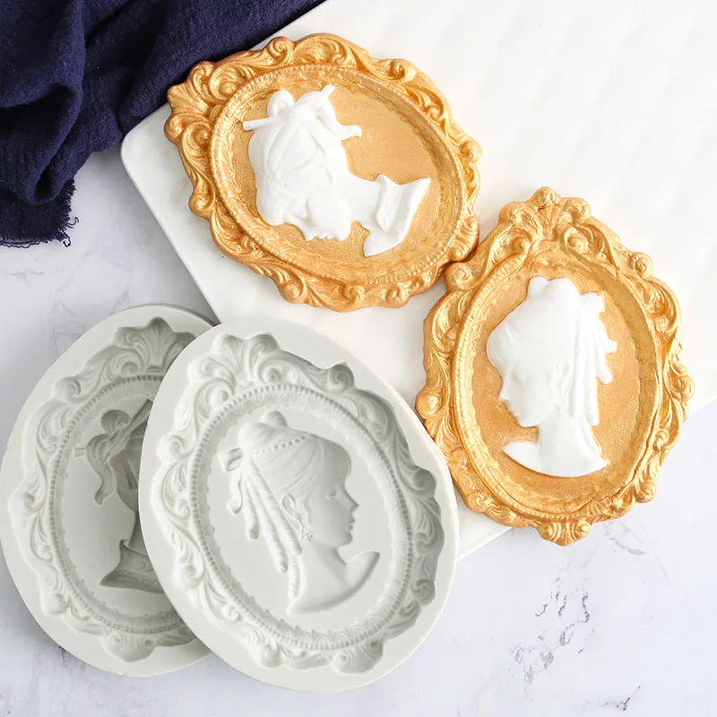 Retro Woman Lady Head Portrait Silicone Photo Frame Mould Cake Decorating Tool Chocolate Mold Baking Tools Kitchen Decorations
Retro Woman Lady Head Portrait Silicone Photo Frame Mould Cake Decorating Tool Chocolate Mold Baking Tools Kitchen Decorations