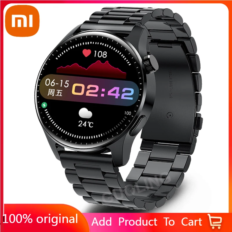 Xiaomi Bluetooth Call Smart watch Men Full touch Screen Sports fitness watch Bluetooth is Suitable For Android IOS Smart Watch
Xiaomi Bluetooth Call Smart watch Men Full touch Screen Sports fitness watch Bluetooth is Suitable For Android IOS Smart Watch