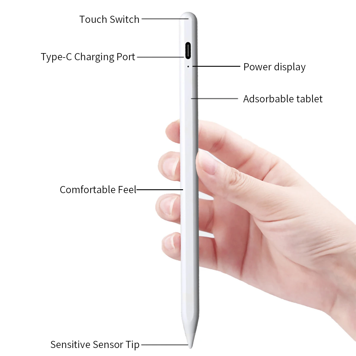 Universal Smart Stylus for Huawei Matepad11 Tablet Stylus iPad Touch Screen Pen Apple OPPO Xiaomi Mobile Phone Stylus 
Universal Smart Stylus for Huawei Matepad11 Tablet Stylus iPad Touch Screen Pen Apple OPPO Xiaomi Mobile Phone Stylus