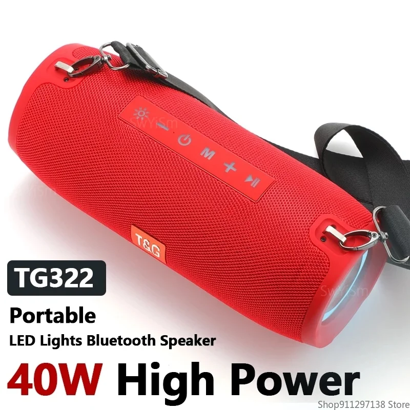 Bluetooth-динамик TG322, Военный барабан светильник той от плёнки, подключение к USB-карте, радио, уличный портативный сабвуфер
Bluetooth-динамик TG322, Военный барабан светильник той от плёнки, подключение к USB-карте, радио, уличный портативный сабвуфер