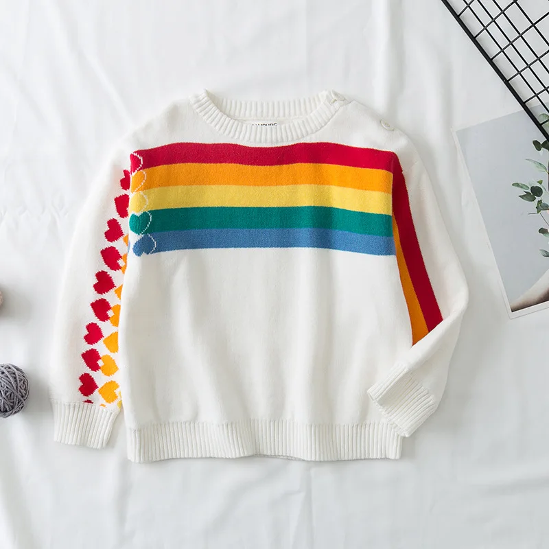 2023 New Spring Kids Baby Boys Girls Stripe Pullover Sweaters Autumn Baby Boys Girls Long Sleeve Knit Children's Sweaters 1-7Yrs
2023 New Spring Kids Baby Boys Girls Stripe Pullover Sweaters Autumn Baby Boys Girls Long Sleeve Knit Children's Sweaters 1-7Yrs