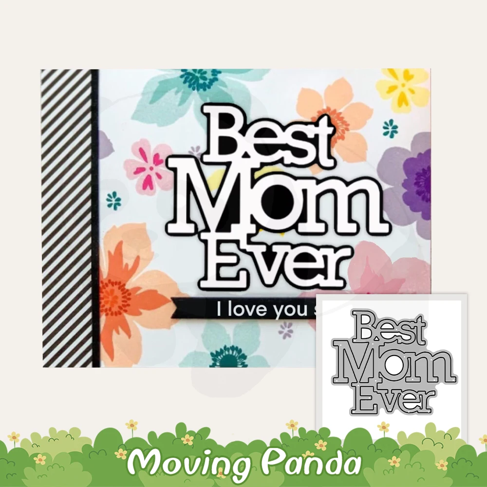 Best Mom Ever Cutting Dies For Love Mother's Day Gifts DIY Scrapbooking Supplies Metal Cut Dies Knife Mold For Cards Album Decor
Best Mom Ever Cutting Dies For Love Mother's Day Gifts DIY Scrapbooking Supplies Metal Cut Dies Knife Mold For Cards Album Decor