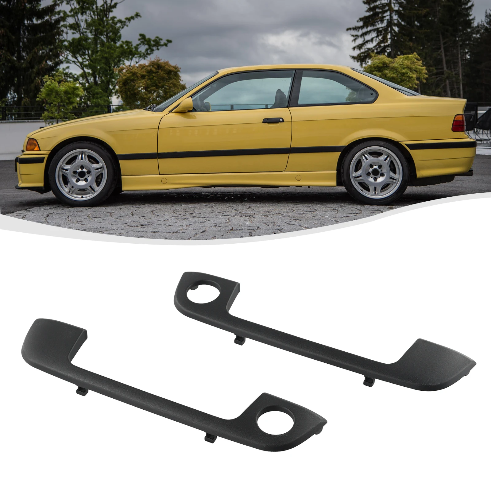 1pair Outer Exterior Door Handles Cover Door Handle Cover W/Seal Front Left+Right For BMW E36 E34 E32 Z3 535i Auto Accessories
1pair Outer Exterior Door Handles Cover Door Handle Cover W/Seal Front Left+Right For BMW E36 E34 E32 Z3 535i Auto Accessories
