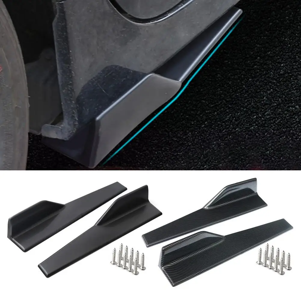 2pcs 45cm Universal Car Side Skirt Rocker Splitter Winglet Side Wing Bumper Lip Bumper Black/Carbon Fiber Look Side Skirts
2pcs 45cm Universal Car Side Skirt Rocker Splitter Winglet Side Wing Bumper Lip Bumper Black/Carbon Fiber Look Side Skirts