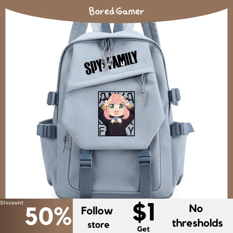 Anime SPY X FAMILY Anya Forger Backpack Student School Shoulder Bag Youth Outdoor Travel Pink Green Blue For Carnival Disguise
Anime SPY X FAMILY Anya Forger Backpack Student School Shoulder Bag Youth Outdoor Travel Pink Green Blue For Carnival Disguise