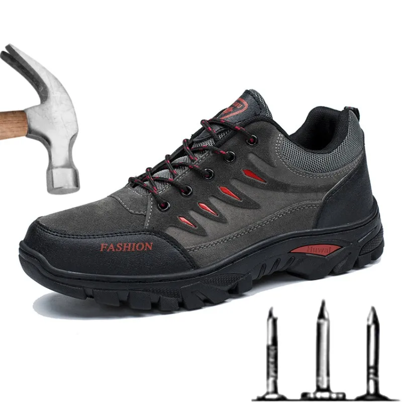 Sports Mountaineering Shoes Men's Casual Shoes Comfortable Wear-resstant Anti-skid Work Shoes Travel Work Labor Protection Shoes
Sports Mountaineering Shoes Men's Casual Shoes Comfortable Wear-resstant Anti-skid Work Shoes Travel Work Labor Protection Shoes
