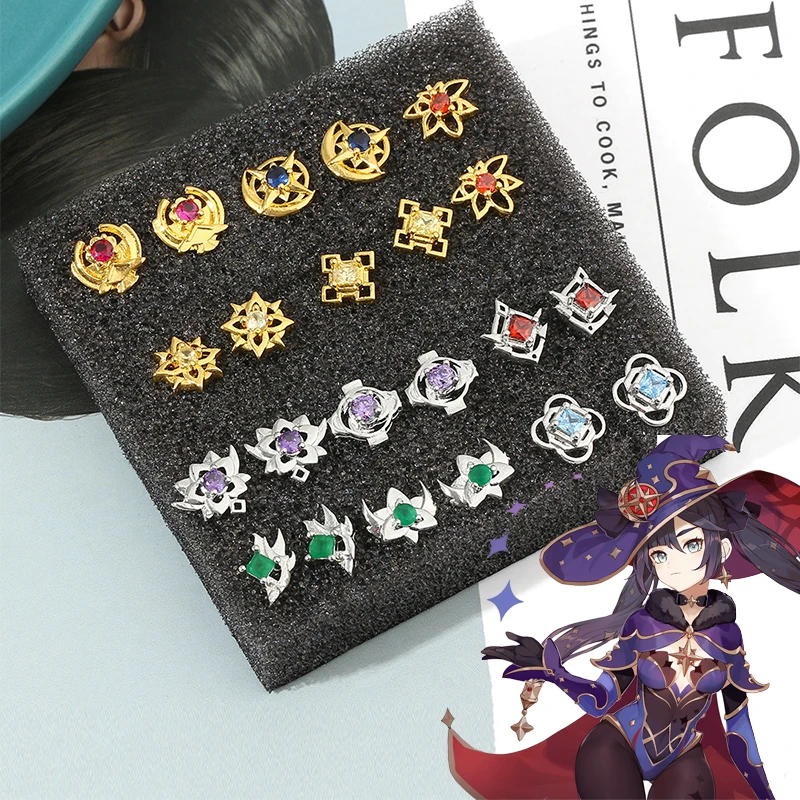 Genshin Impact Ear Stud Earring Zhongli Cosplay Bennett Diluc Ragnvindr Kaedehara Kazuha Mona Earrings For Women Men Jewelry 원신
Genshin Impact Ear Stud Earring Zhongli Cosplay Bennett Diluc Ragnvindr Kaedehara Kazuha Mona Earrings For Women Men Jewelry 원신