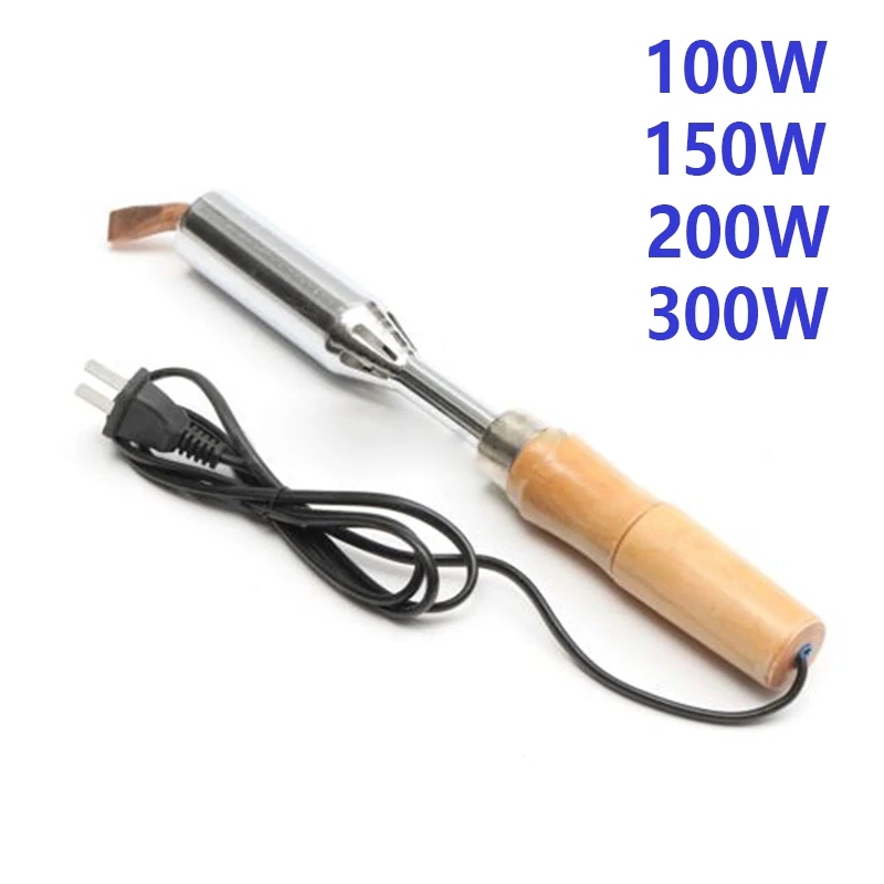 Soldering Iron Welding Electronic Copper Chisel Wood Handle 100/150/200/300W Soldering Iron Heavy Duty Chisel Chisel Tip
Soldering Iron Welding Electronic Copper Chisel Wood Handle 100/150/200/300W Soldering Iron Heavy Duty Chisel Chisel Tip