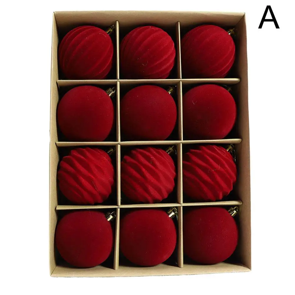 Флокированные бархатные елочные шары 6 см, набор из 12 шт., красный, зеленый
Флокированные бархатные елочные шары 6 см, набор из 12 шт., красный, зеленый