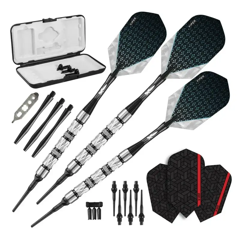 Tungsten Soft Tip Set, Black, 18 Grams Darts Recurve bow Bow Tungsten darts Recurve bow Broadhead Steel tip darts Arrows for ar
Tungsten Soft Tip Set, Black, 18 Grams Darts Recurve bow Bow Tungsten darts Recurve bow Broadhead Steel tip darts Arrows for ar