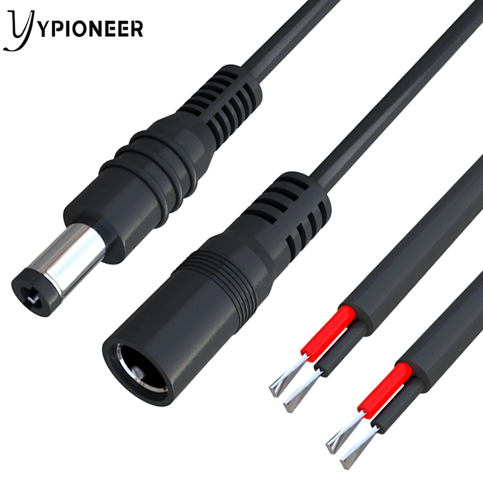YPioneer T10033 5,5x2,1 DC штекер к неизолированному проводу кабель для ремонта светодиодной ленты, источник питания постоянного тока
YPioneer T10033 5,5x2,1 DC штекер к неизолированному проводу кабель для ремонта светодиодной ленты, источник питания постоянного тока