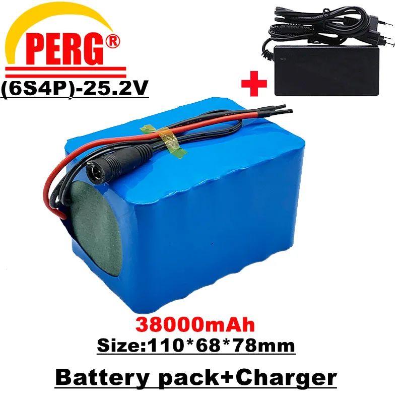 24V Lithium Ion Battery pack, 6s4p 25.2v 38Ah, for electric bicycle Engines, built - in BMS protection,Sell with charger
24V Lithium Ion Battery pack, 6s4p 25.2v 38Ah, for electric bicycle Engines, built - in BMS protection,Sell with charger