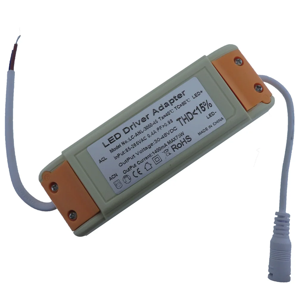 LED Driver 30-48V 900mA 950mA 1000mA 1050mA 1100mA 1150mA 1200mA 1250mA 1300mA 1350mA 1400mA 1500mA LED Power Supply Transformer
LED Driver 30-48V 900mA 950mA 1000mA 1050mA 1100mA 1150mA 1200mA 1250mA 1300mA 1350mA 1400mA 1500mA LED Power Supply Transformer