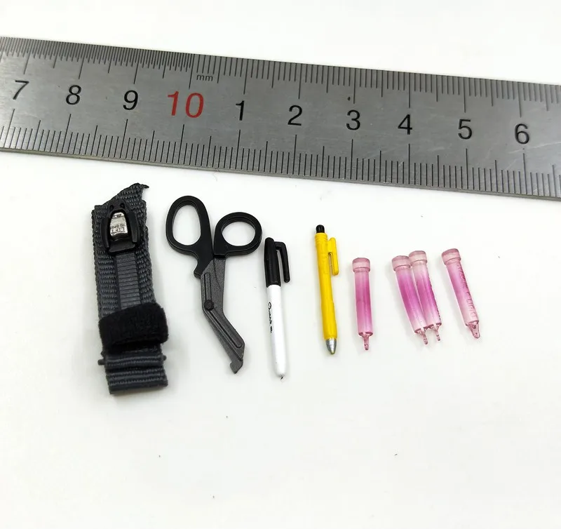 1/6 Scale 26044B Special Task Tourniquet Pens Scissor Fluorescent Sticks Set Model for 12''Figures DIY Accessories
1/6 Scale 26044B Special Task Tourniquet Pens Scissor Fluorescent Sticks Set Model for 12''Figures DIY Accessories