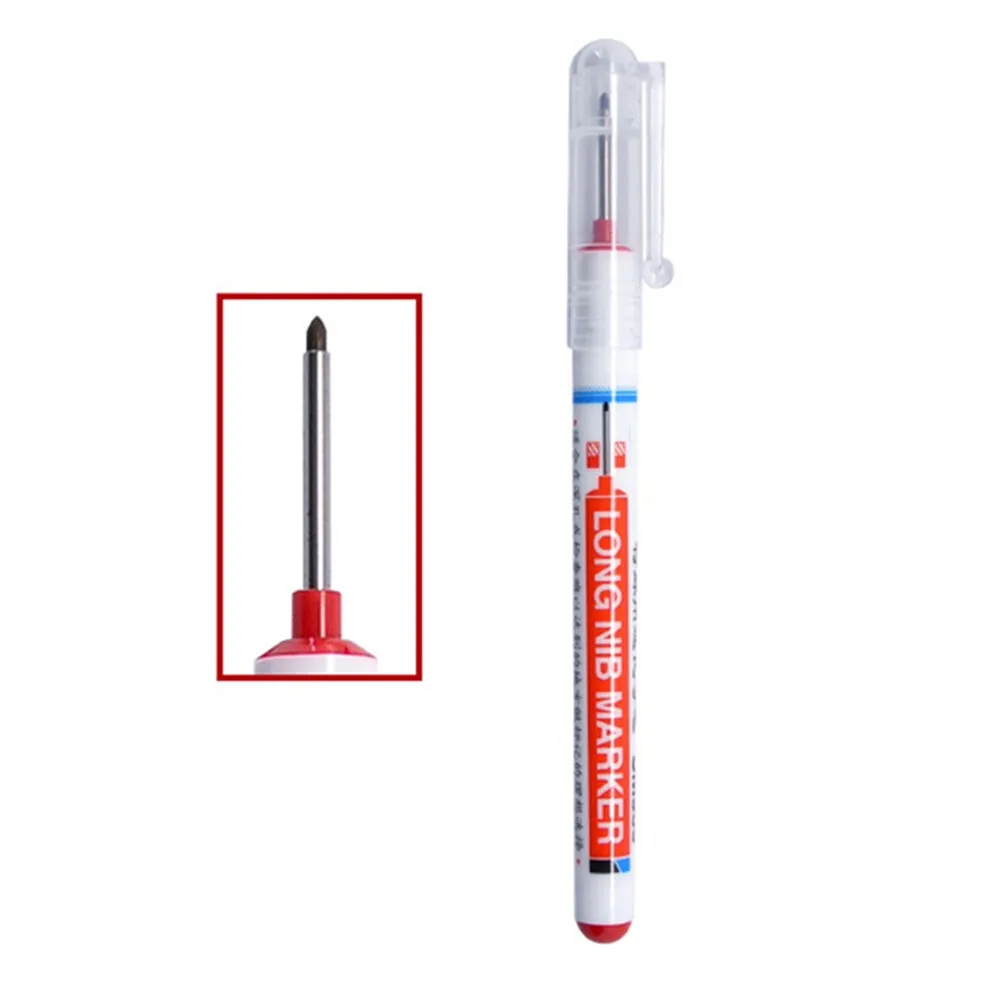 1PC 20mm Long Head Markers Bathroom Woodworking Decoration Multi-purpose Deep Hole Marker Pens Pen Red/Black/Blue Ink Mark Tools
1PC 20mm Long Head Markers Bathroom Woodworking Decoration Multi-purpose Deep Hole Marker Pens Pen Red/Black/Blue Ink Mark Tools