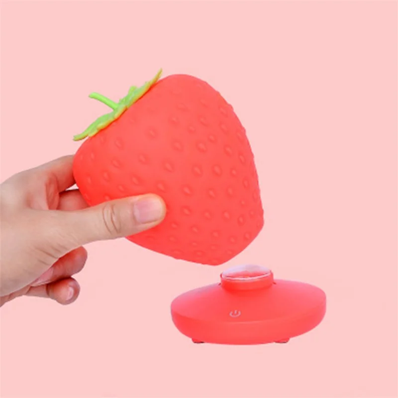 Interesting Strawberry Night Light Led Night Light Bedside Ambient Light Colorful Best Selling Lights Silicone Night Light Cute
Interesting Strawberry Night Light Led Night Light Bedside Ambient Light Colorful Best Selling Lights Silicone Night Light Cute