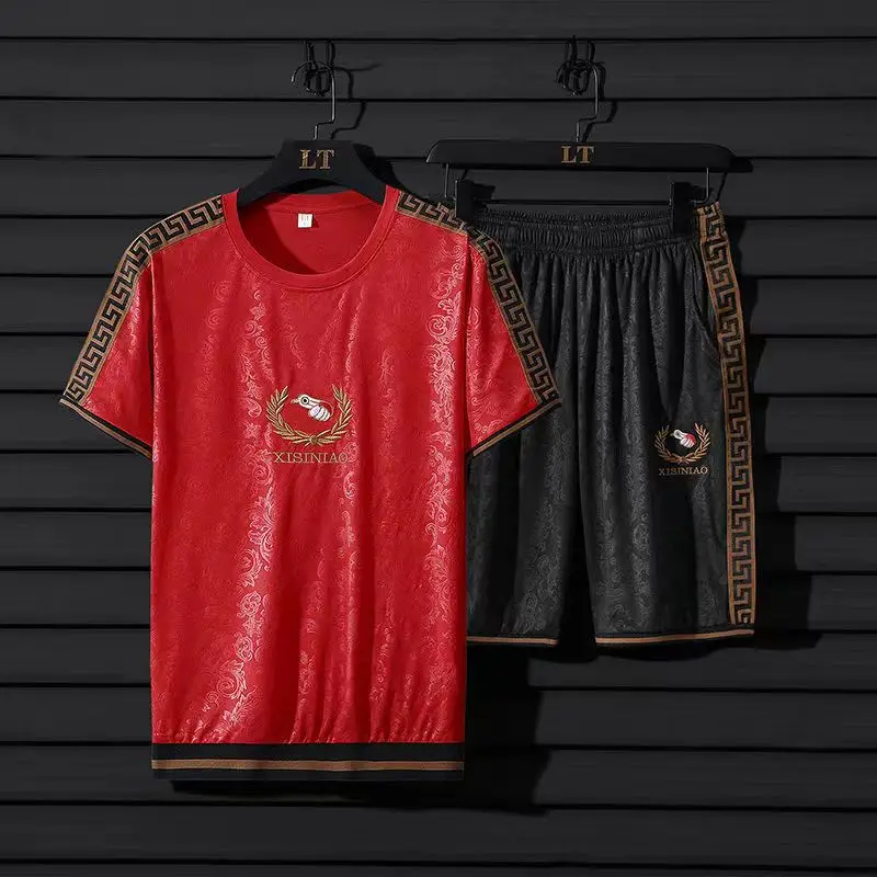 New Men's Summer Oversized T-Shirt Brand Men's Beach Shorts Suit Street Sportswear Men's Suit Men's Trend Short Sleeve T-Shirt
New Men's Summer Oversized T-Shirt Brand Men's Beach Shorts Suit Street Sportswear Men's Suit Men's Trend Short Sleeve T-Shirt