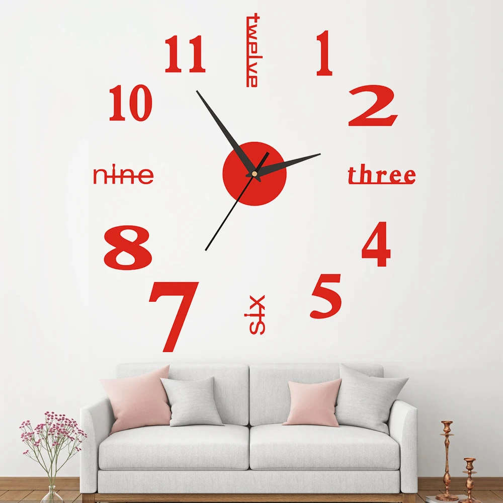 40cm Creative Acrylic Diy Wall Sticker Clock Home Punch-free Wall Clock Living Room Clock Minimalist Wall Clock Mute Home Decore
40cm Creative Acrylic Diy Wall Sticker Clock Home Punch-free Wall Clock Living Room Clock Minimalist Wall Clock Mute Home Decore