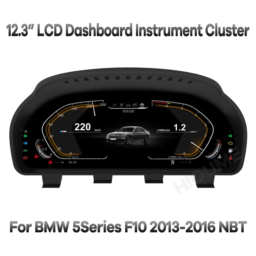 

LCD Digital Dashboard Panel Virtual Instrument Cluster CockPit Speedometer for BMW 3/5/6/7 Series F10 F01 X3 X4 X5 Linux System