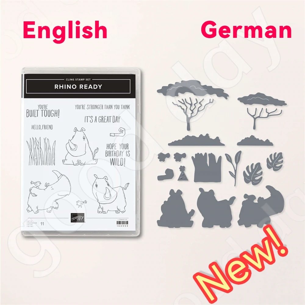 2023 New Arrival Cutting Dies and Stamps Scrapbook Diary Decoration Embossing Template DIY Card Handmade Rhino Ready Bundle
2023 New Arrival Cutting Dies and Stamps Scrapbook Diary Decoration Embossing Template DIY Card Handmade Rhino Ready Bundle