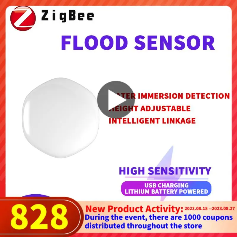 9.57.53 Water Linkage Alarm Scene Linkage Flood Sensor Water Leak Detector Smart Home Smart Life/tuya App Flood Alert Zigbee Pc
9.57.53 Water Linkage Alarm Scene Linkage Flood Sensor Water Leak Detector Smart Home Smart Life/tuya App Flood Alert Zigbee Pc