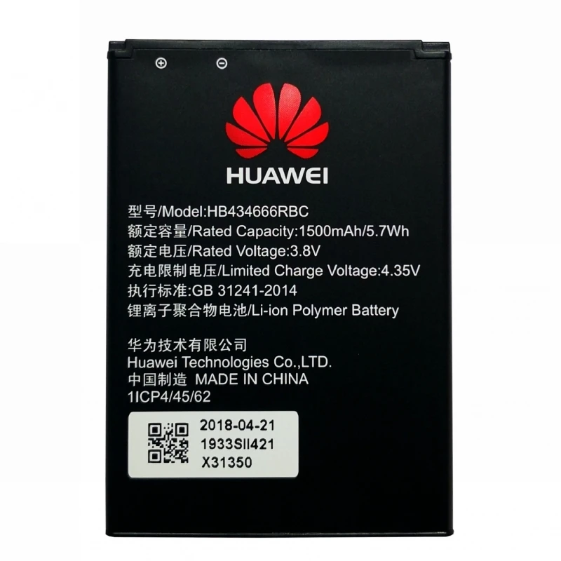 Huawei original E5573S-852/853/856 HB434666RBC portable wifi wireless router battery
Huawei original E5573S-852/853/856 HB434666RBC portable wifi wireless router battery