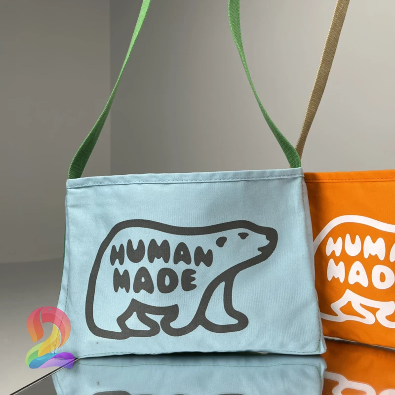 Human Made Bag High Quality Contrast Color Design Canvas Bag Men Women Colorblock Canvas Polar Bear Duck Messenger Bag
Human Made Bag High Quality Contrast Color Design Canvas Bag Men Women Colorblock Canvas Polar Bear Duck Messenger Bag