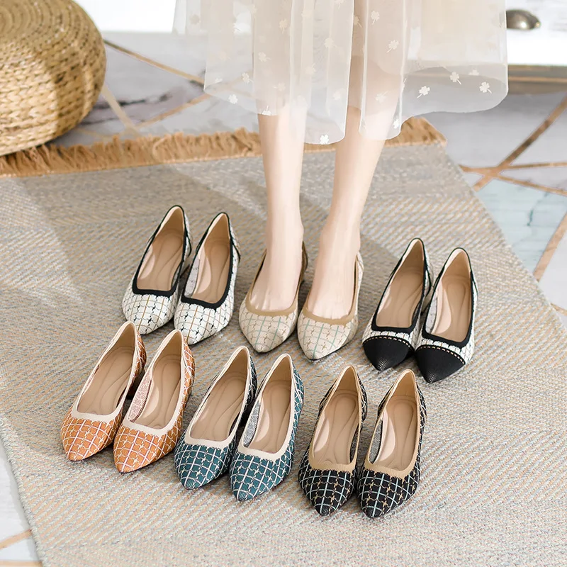 2023 New Japanese Style Single ShoesPointed Toe Shallow Mouth Flying Weave SmallFragrant Wind Thick Heel Knitted ShoesHigh Heels
2023 New Japanese Style Single ShoesPointed Toe Shallow Mouth Flying Weave SmallFragrant Wind Thick Heel Knitted ShoesHigh Heels