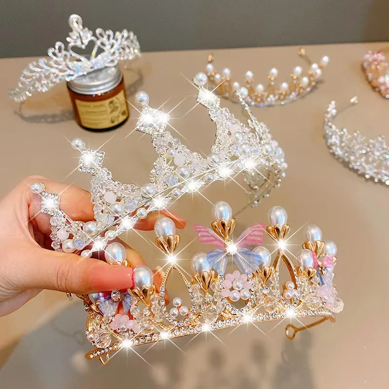 Girls Big Crown Headband Princess Crown Birthday Gift Stereo Rhinestone Crystal Headwear Girls Performance Party Hairband
Girls Big Crown Headband Princess Crown Birthday Gift Stereo Rhinestone Crystal Headwear Girls Performance Party Hairband
