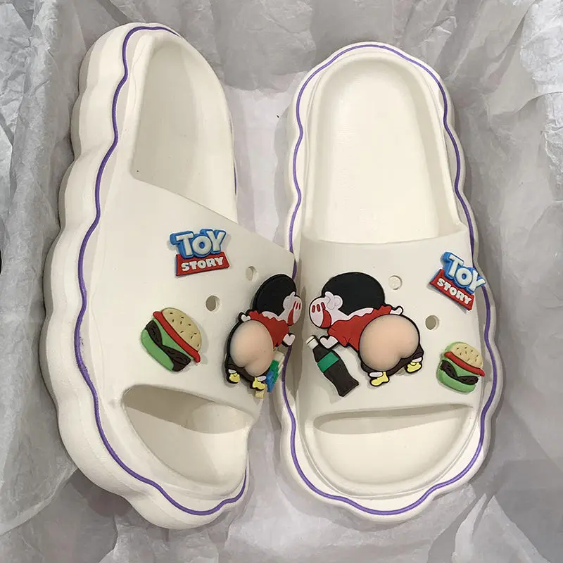 Slippers Kawaii Crayon Shin-Chans Cartoon Cute Creative Summer Shoes Non-Slip Comfortable Anime Sweet Birthday Gift
Slippers Kawaii Crayon Shin-Chans Cartoon Cute Creative Summer Shoes Non-Slip Comfortable Anime Sweet Birthday Gift