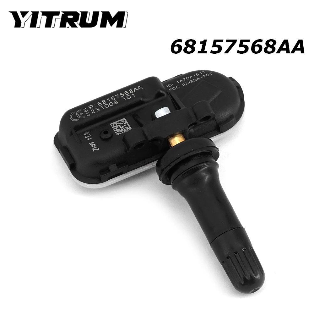 YITRUM 68157568AA 68157568AB для ОЗУ грузового фургона 1500 2500 3500 Jeep Cherokee TPMS датчик давления в шинах 434 МГц цифровой манометр
YITRUM 68157568AA 68157568AB для ОЗУ грузового фургона 1500 2500 3500 Jeep Cherokee TPMS датчик давления в шинах 434 МГц цифровой манометр