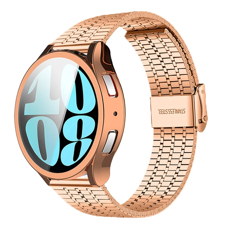 Защитный чехол для Samsung Galaxy Watch 6 5 4 40/44 мм, металлический чехол из ТПУ для Galaxy Watch 6 4 Classic 43/47 мм 42/46 мм
Защитный чехол для Samsung Galaxy Watch 6 5 4 40/44 мм, металлический чехол из ТПУ для Galaxy Watch 6 4 Classic 43/47 мм 42/46 мм