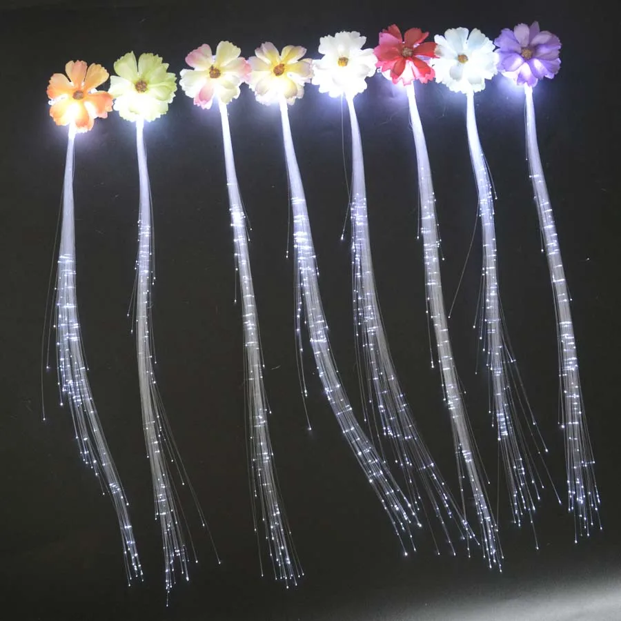 30pcs Flower LED Lights Hair Clips Light-Up Fiber Optic Barrettes Extensions Light Flashing Braid Party Luminous Bar Christmas 
30pcs Flower LED Lights Hair Clips Light-Up Fiber Optic Barrettes Extensions Light Flashing Braid Party Luminous Bar Christmas