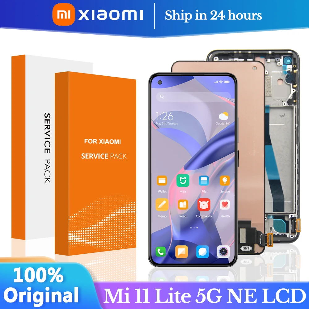 6.55'' New Original For Xiaomi Mi 11 Lite 5G NE LCD Touch Screen with frame Digitizer Assembly 2109119DG 2107119DC Display
6.55'' New Original For Xiaomi Mi 11 Lite 5G NE LCD Touch Screen with frame Digitizer Assembly 2109119DG 2107119DC Display