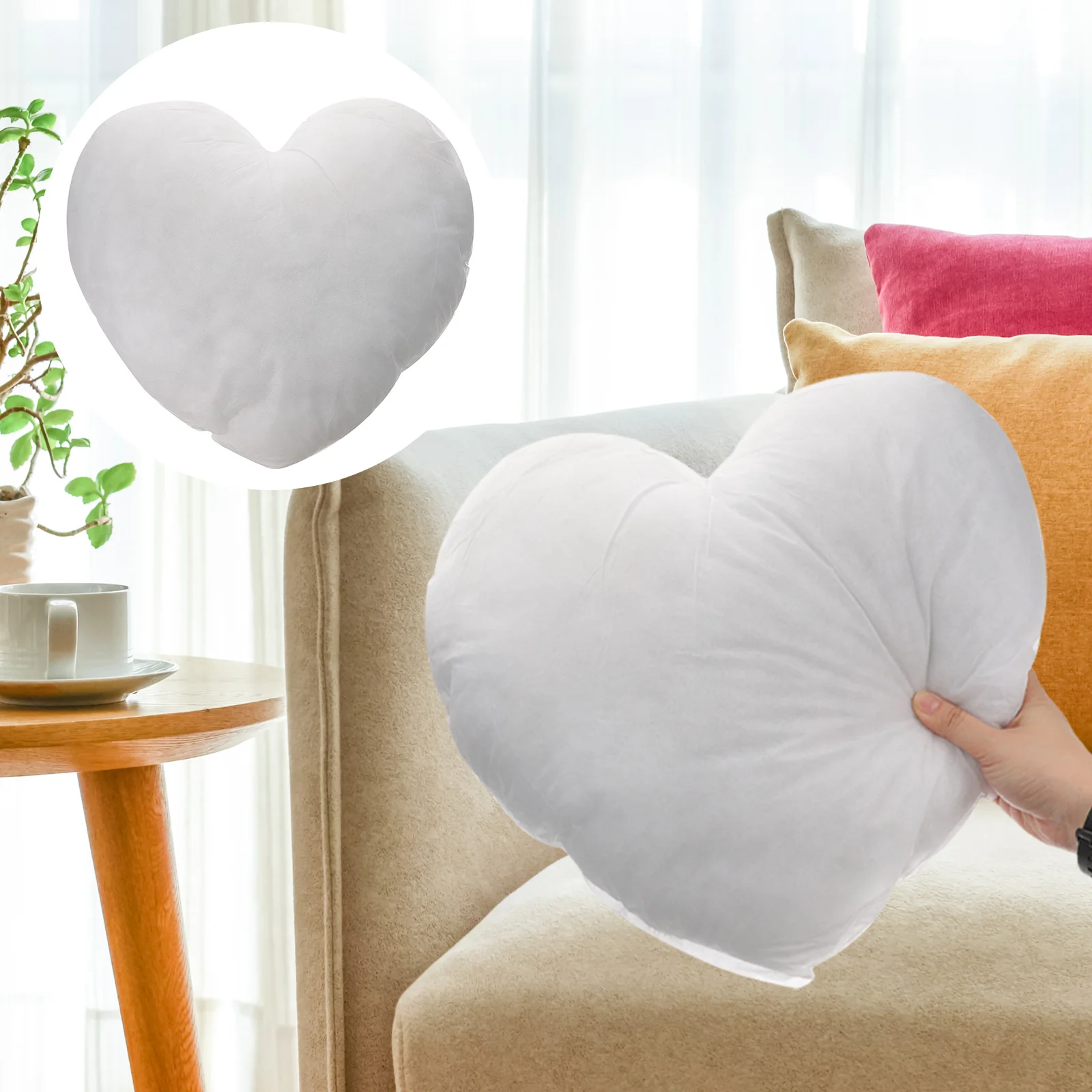 Peach Heart Pillow Throw Insert Inner Case Stuffer Shaped Cushion Pillows Couch Inserts Filler Filling Sofa
Peach Heart Pillow Throw Insert Inner Case Stuffer Shaped Cushion Pillows Couch Inserts Filler Filling Sofa